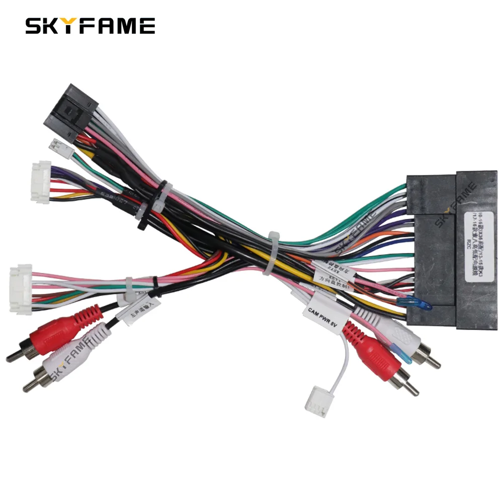 SKYFAME Car Wiring Harness Adapter Canbus Box Spdif Amplifier Decoder For Hyundai Sonata 8 9 Kia K3 KX7 KX5 Ix45 IX35 SantaFe car wire cable adapter car stereo accessories car amplifier wiring kit