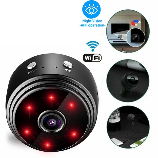 2MP HD Mini Camera Wireless Hidden Cam for Home /Office /Pet