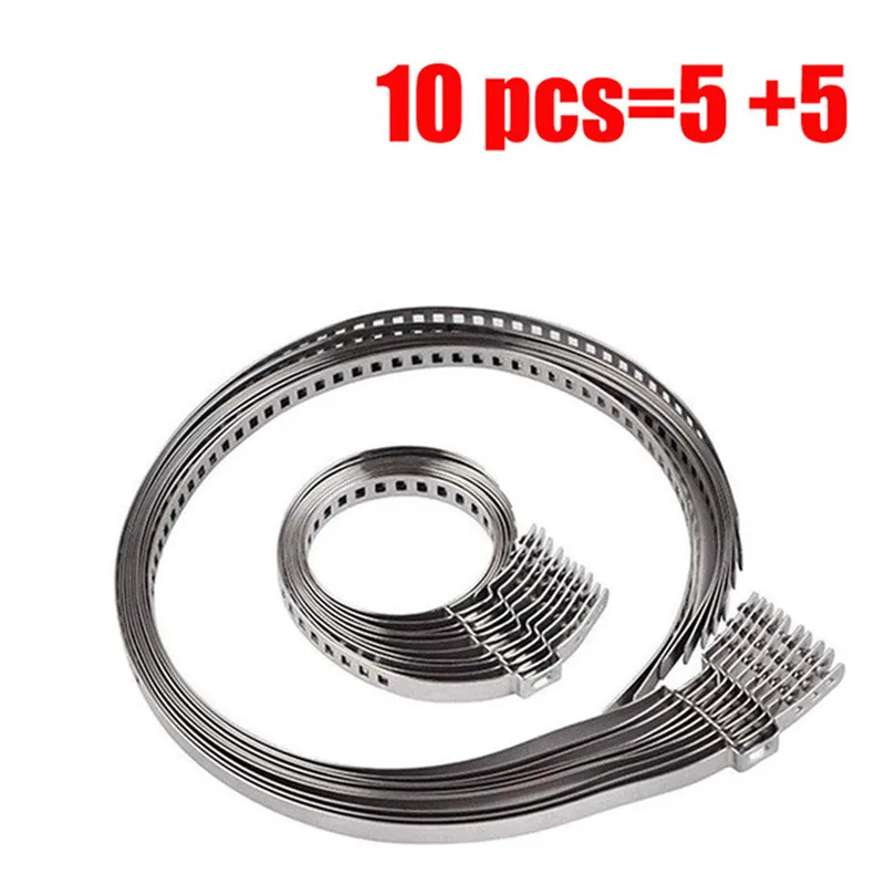 CV Boot Clamp 10/20Pcs Stainless Steel Adjustable AXLE CV Joint Boot Crimp Clamp Kit 31-41mm 70-125mm For Yamaha Aprilia Ducati