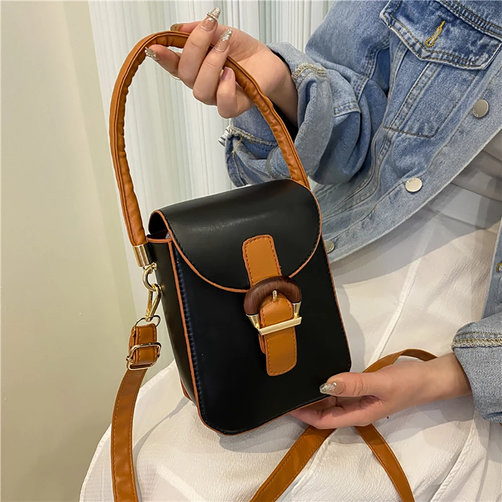 Classic Hit Color Messenger Bag Ladies Retro Messenger Bag Casual Small