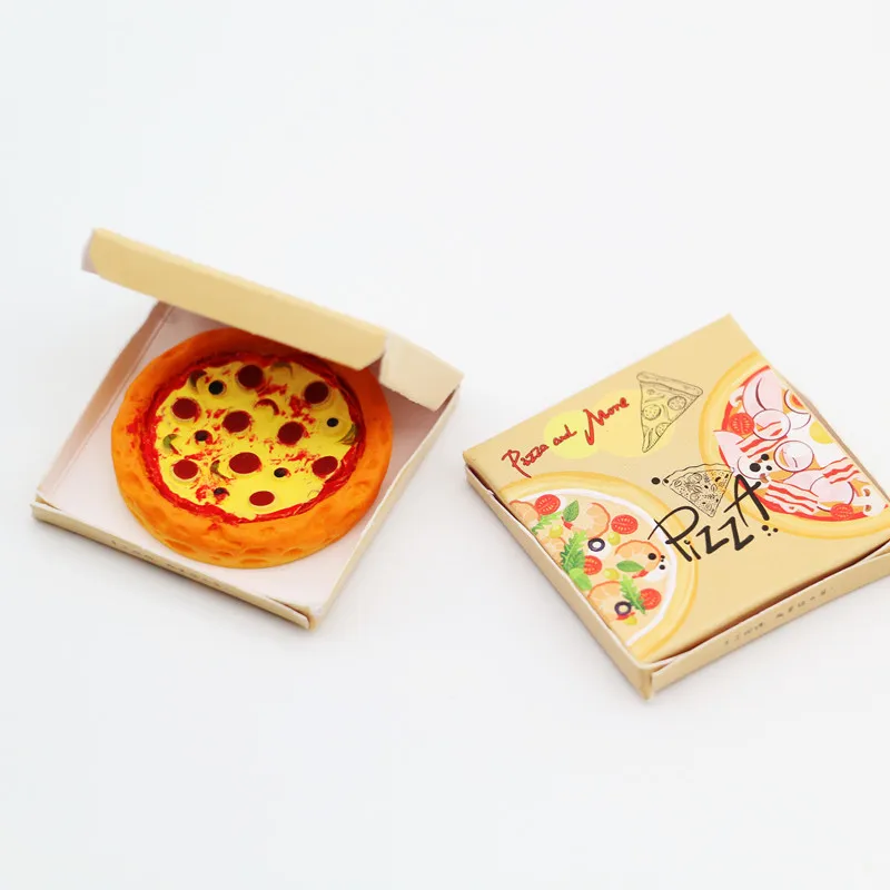 1set 1/6 1/12 Miniature Dolls Food Mini Pizza Bread Drinks Model for Barbie Blyth Dollhouse Kitchen Accessorie Kids Pretend Play 2
