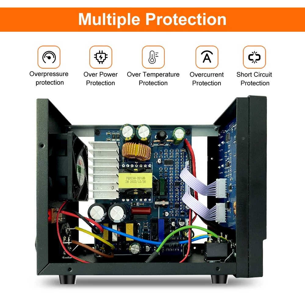 Wanptek-Regulador de tensão de laboratório, display de dígitos ajustável, 30V, 10A, DPS3010U, reparo, 30V, 60V, 5A