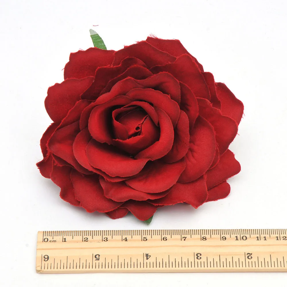 Artificial Rose Flower Wedding Hair Clip for Women