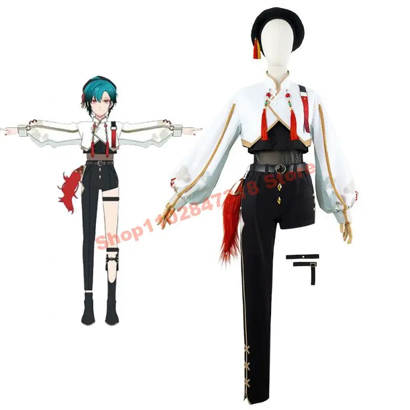 

2023 Nijisanji Ryuu Shen Cosplay Costume SEEDs Vtuber Anime Clothing Virtual YouTuber Live Streaming Clothing