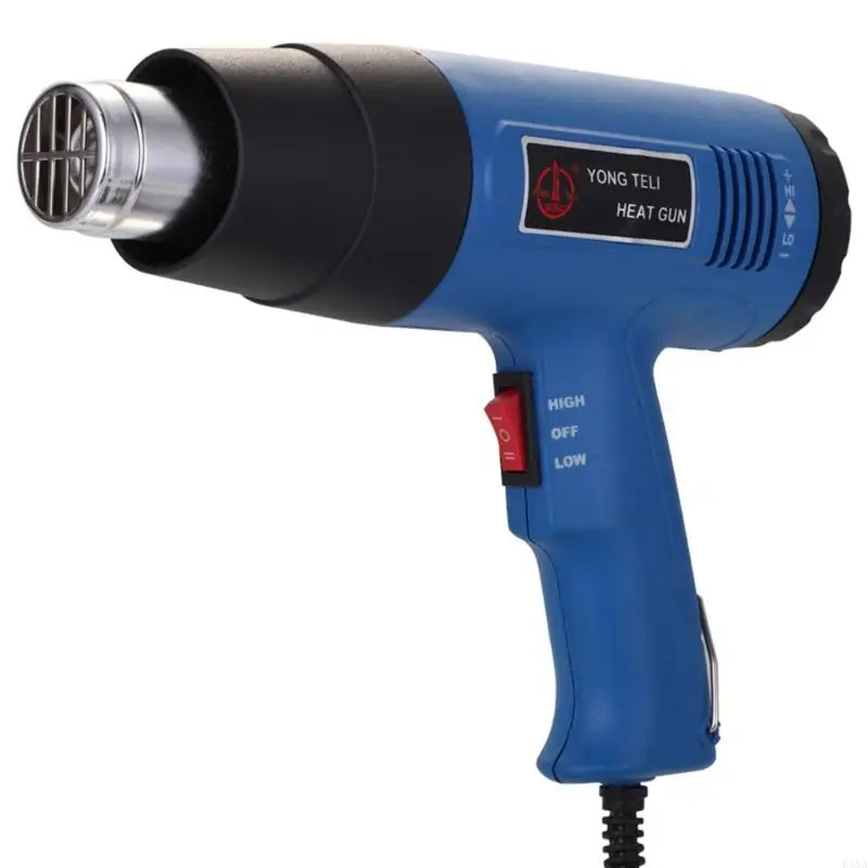 E15A 600W 300℃ 600℃ Heating Guns Heavy Duty Hot Air Guns Kit Variable Temperature Control Fast Heating for Paint Stripping