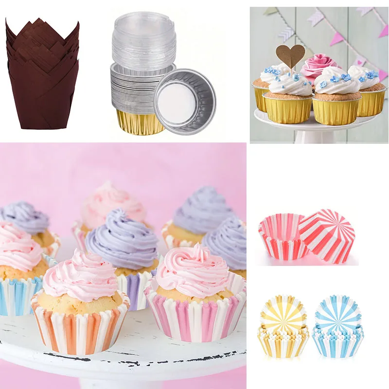Cupcake Liners Baking Cups, Non-Stick Decorative Paper Muffin Cups, Wrappers for Cupcak... - SKU CLBC1726 - UGI Packaging