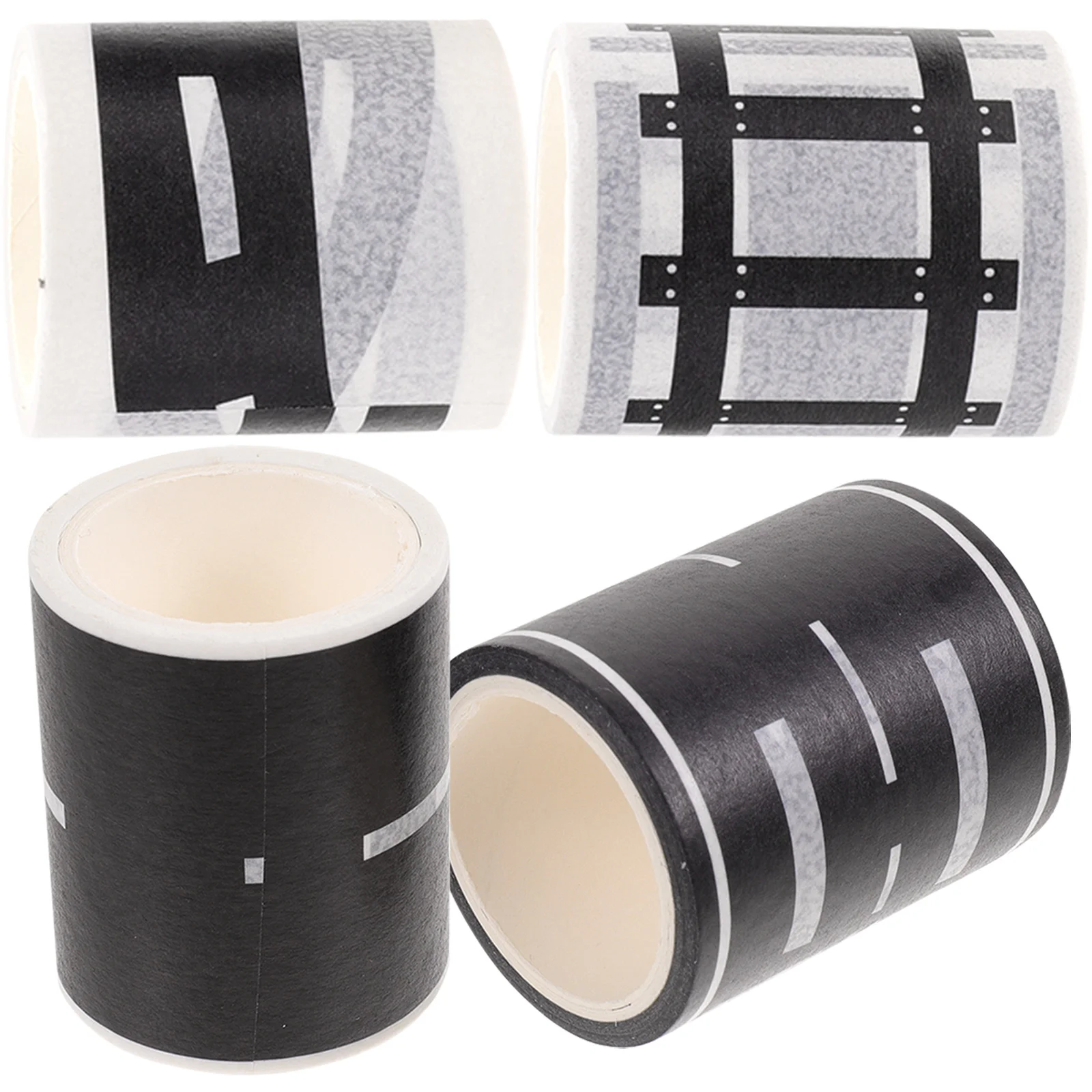 

4 Rolls of Traffic Washi Tape Decorative Tapes Sticker DIY Traffic Washi Tape
