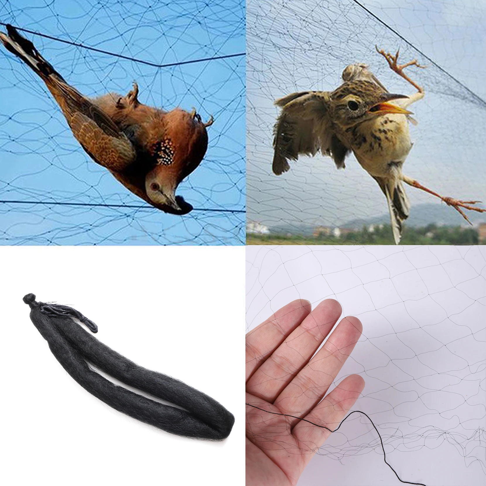 Bird Net Anti Bird Catcher Netting Pond Net Fishing Net Traps Crops Fruit  Tree Flower Garden Mesh Pest Control Tools Dropship