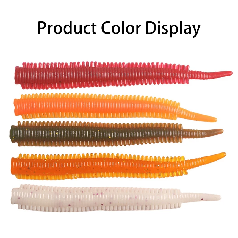 80mm Sand Silkworm Fishing Lures 6