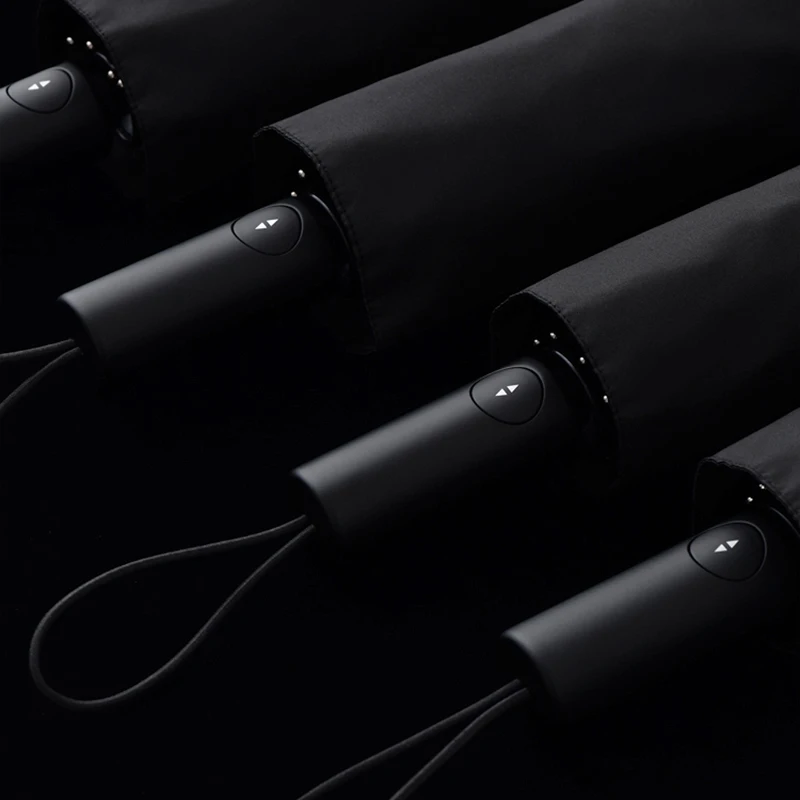 

Большой автоматический зонт от дождя для мужчин и женщин, Простой ветрозащитный уличный автомобильный зонт, 3-кратный, мужской модный дизайн, бесплатная доставка