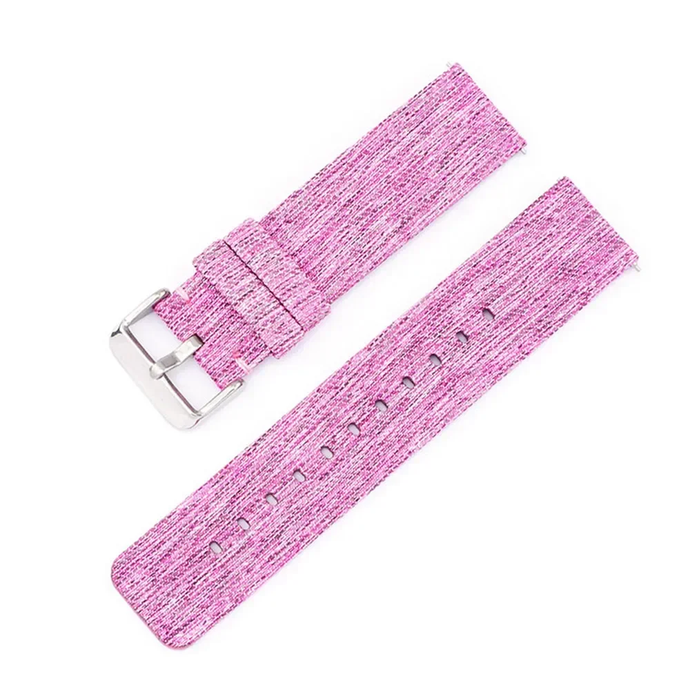 Durable Nylon Weave Canvas Smartwatch Strap, Multiple Widths