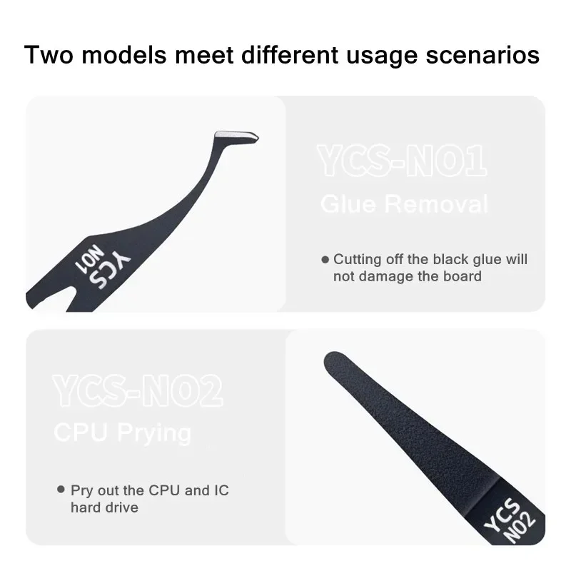 Mobile Phone Repair CPU Pry Knife Pad Motherboard Chip Hard Disk Adhesive Removal Blade BGA Tool