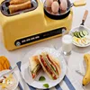 Fully automatic toaster for home breakfast, Spit drive, mini heated toaster 5