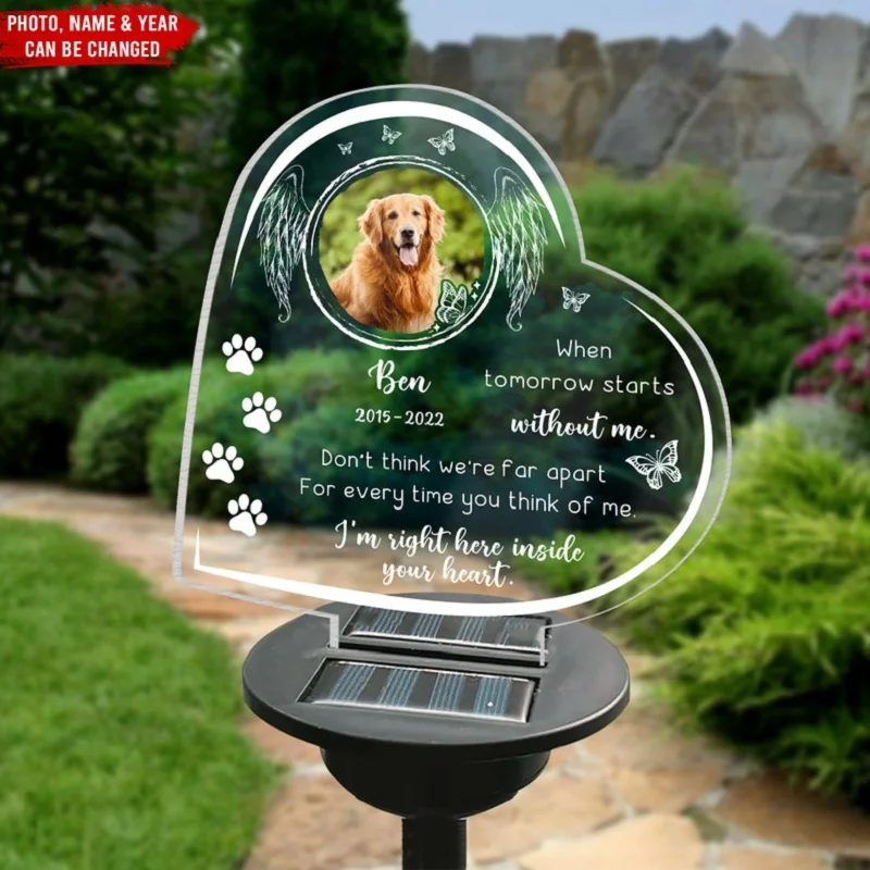 Pet Memorial Solar Night Light 5