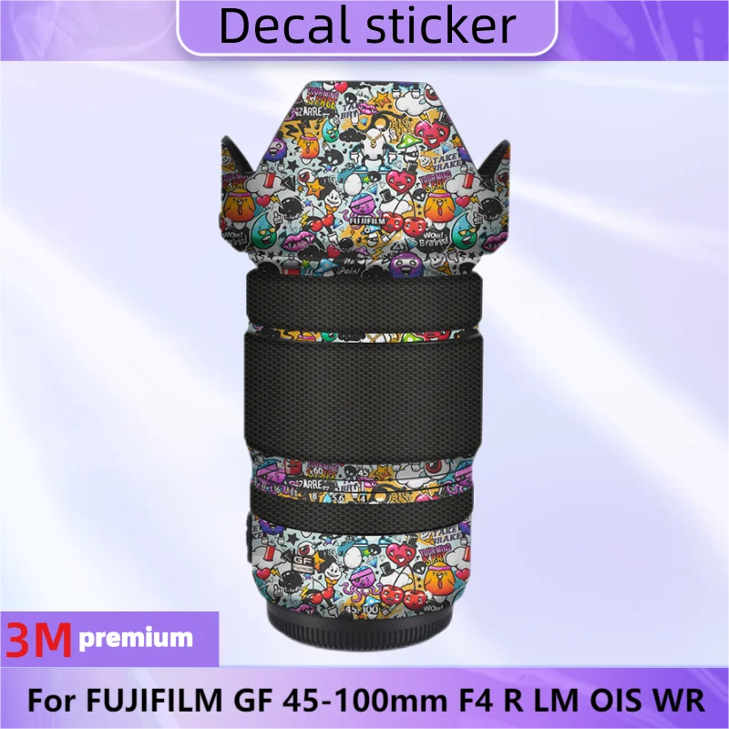 

For FUJIFILM GF 45-100mm F4 R LM OIS WR Lens Sticker Protective Skin Decal Vinyl Wrap Film Anti-Scratch Protector Coat GF45-100