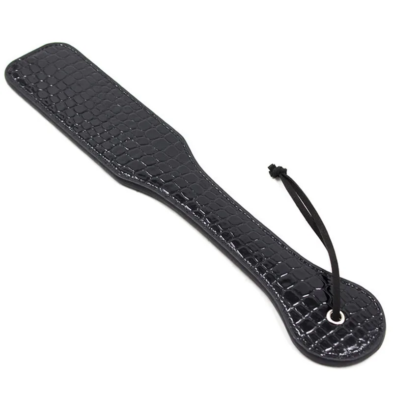 PULeatherEquestrianSnakeskinPatternBatHorseWhipEquestrianismPaddle.jpg