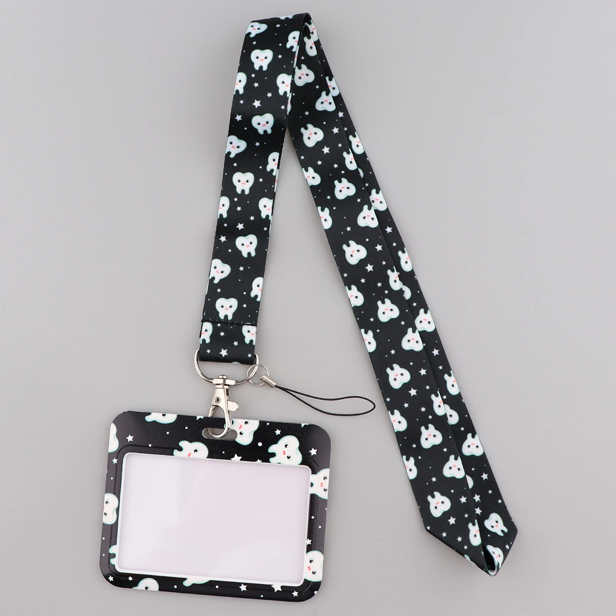 Tooth Dentist Lanyard Neck Strap for ID Cards and Badge Holders – Stylish and Functional Hanging Rope Accessories