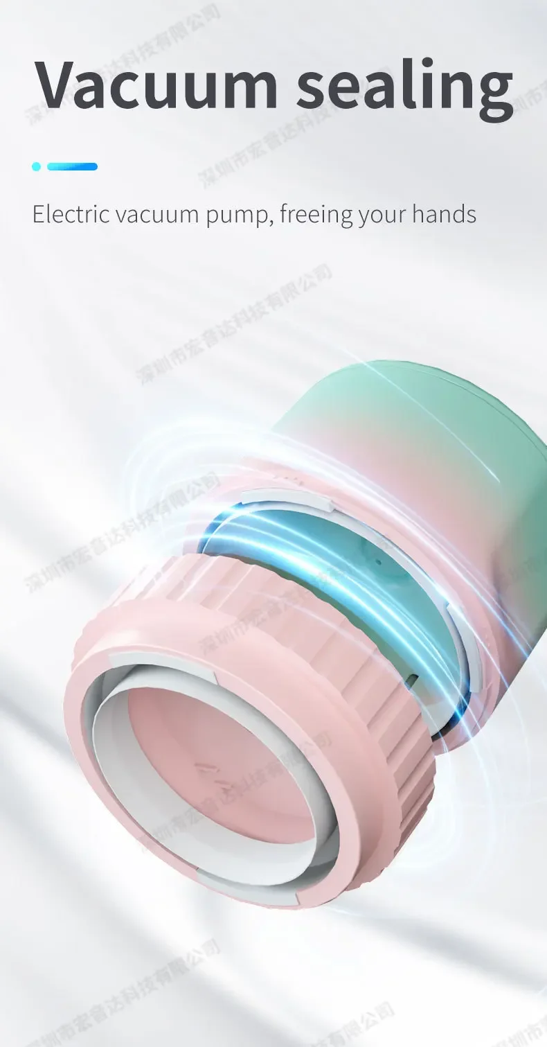 Electric Mason jar vacuum machine, fully automatic vacuum sealing machine, macaron color