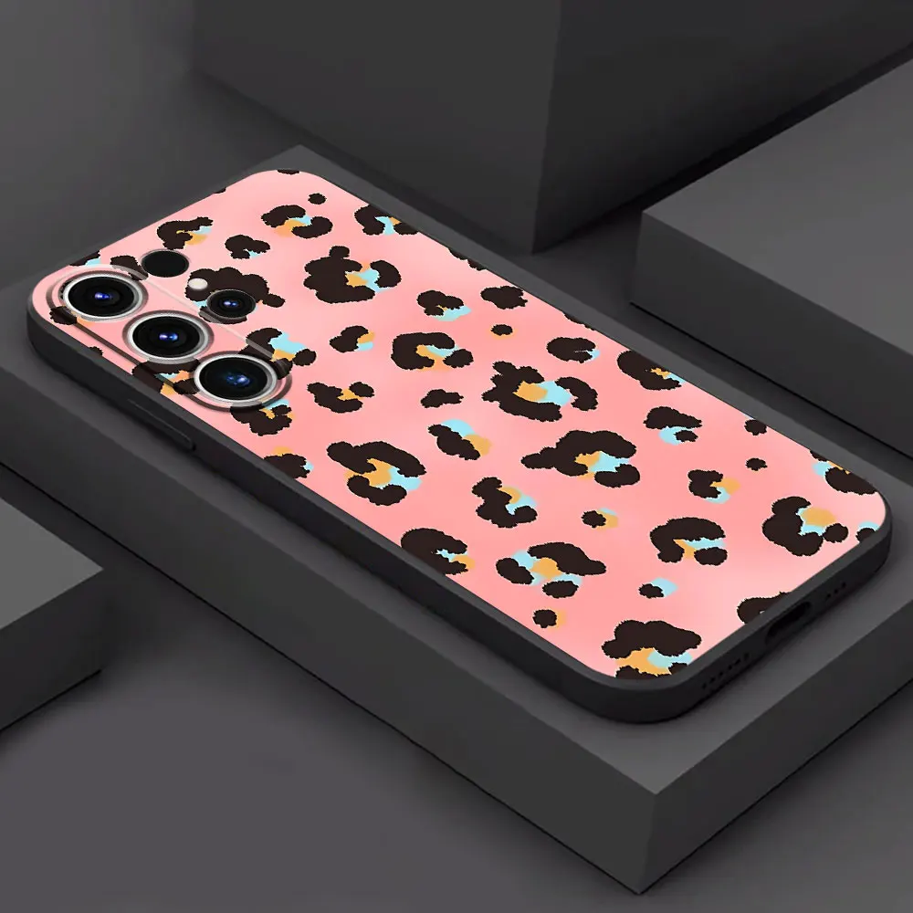 Creative Leopard Print TPU Soft Case - Stylish Protective Shell Cover