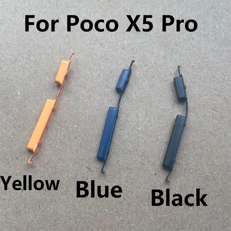 

Original Side Keys For Xiaomi Poco X5 Pro 5G Power Volume Button Buttons Switch On Off Replacement Repair Parts