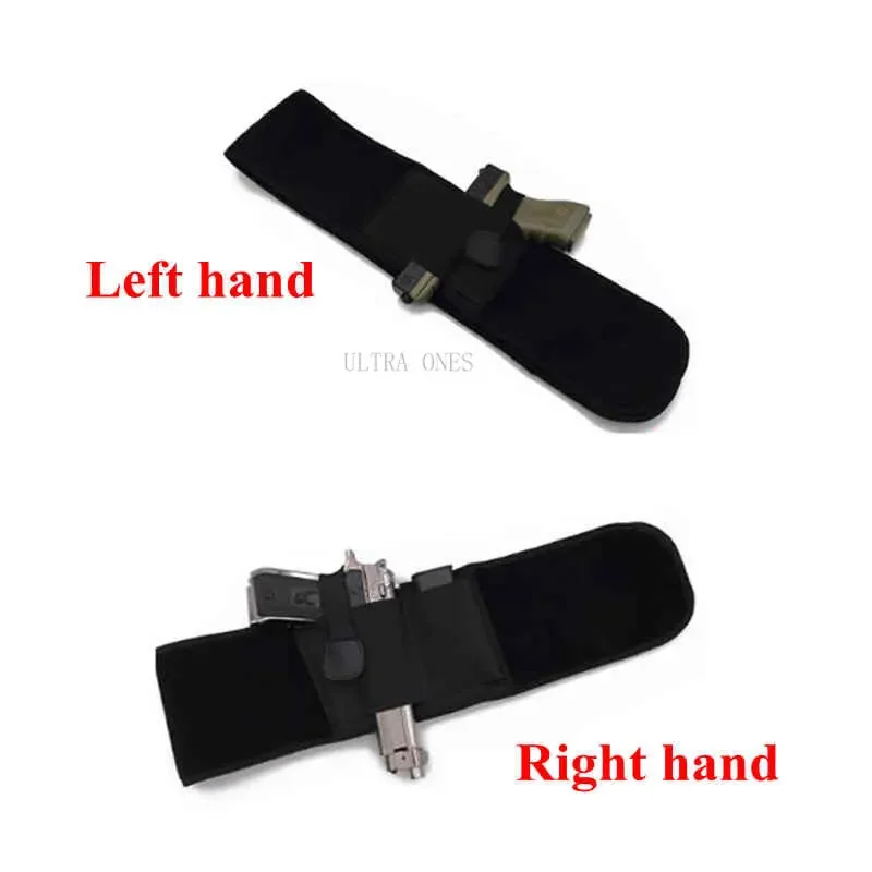 Tactical Belly Band Holster Concealed Carry Waist Band Pistol Holder for Smith and Wesson Bodyguard Glock 19 23 38 25 32 26 27 3