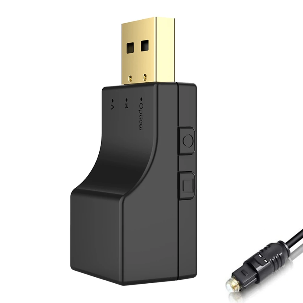ABFN-블루투스 송신기 + SPDIF 2 In 1 블루투스 5.0 오디오 송신기 스위치용 저지연 광학 무선 어댑터