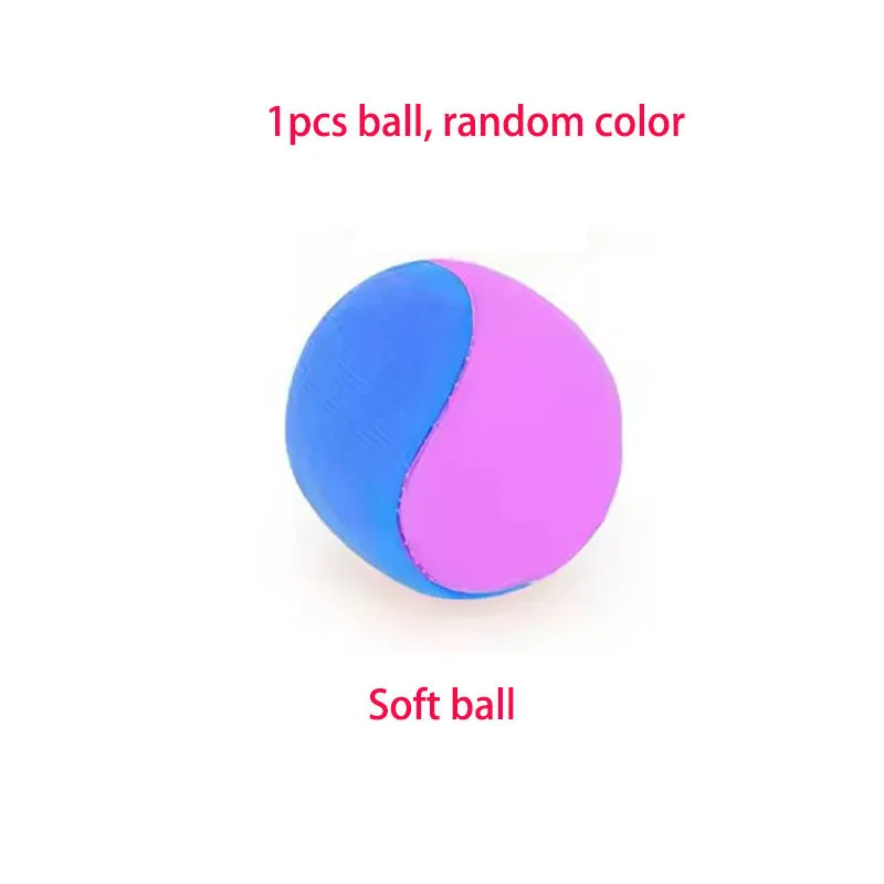 1 סט ילדים מוצץ כדור צעצוע חיצוני ספורט תפיסת כדור משחק השלכה ותפיסה הורה-ילד אינטראקטיבי צעצועים חיצוניים