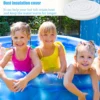 Round Small 145cm Outdoor Hot Tub Coverinflatable Round Collapsible Swimming Pool Filler Dust Cover Thermal Cover 4