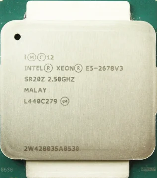 

Для E5 2678 V3 2,5G 12-ядерный 24-поточный процессор