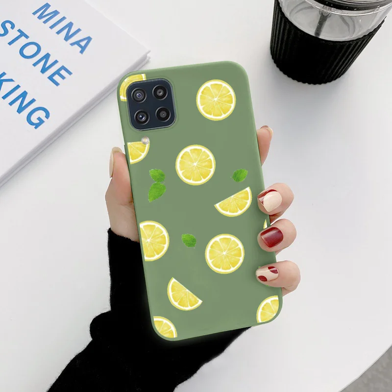 silicone case for samsung Dành Cho Samsung Galaxy Samsung Galaxy M32 4G M 32 Ốp Lưng Hoa Mặt Sau Ốp Điện Thoại Cho Samsung M 32 GalaxyA32 Khủng Long TPU Fundas Vỏ Ốp Lưng kawaii samsung cases Cases For Samsung