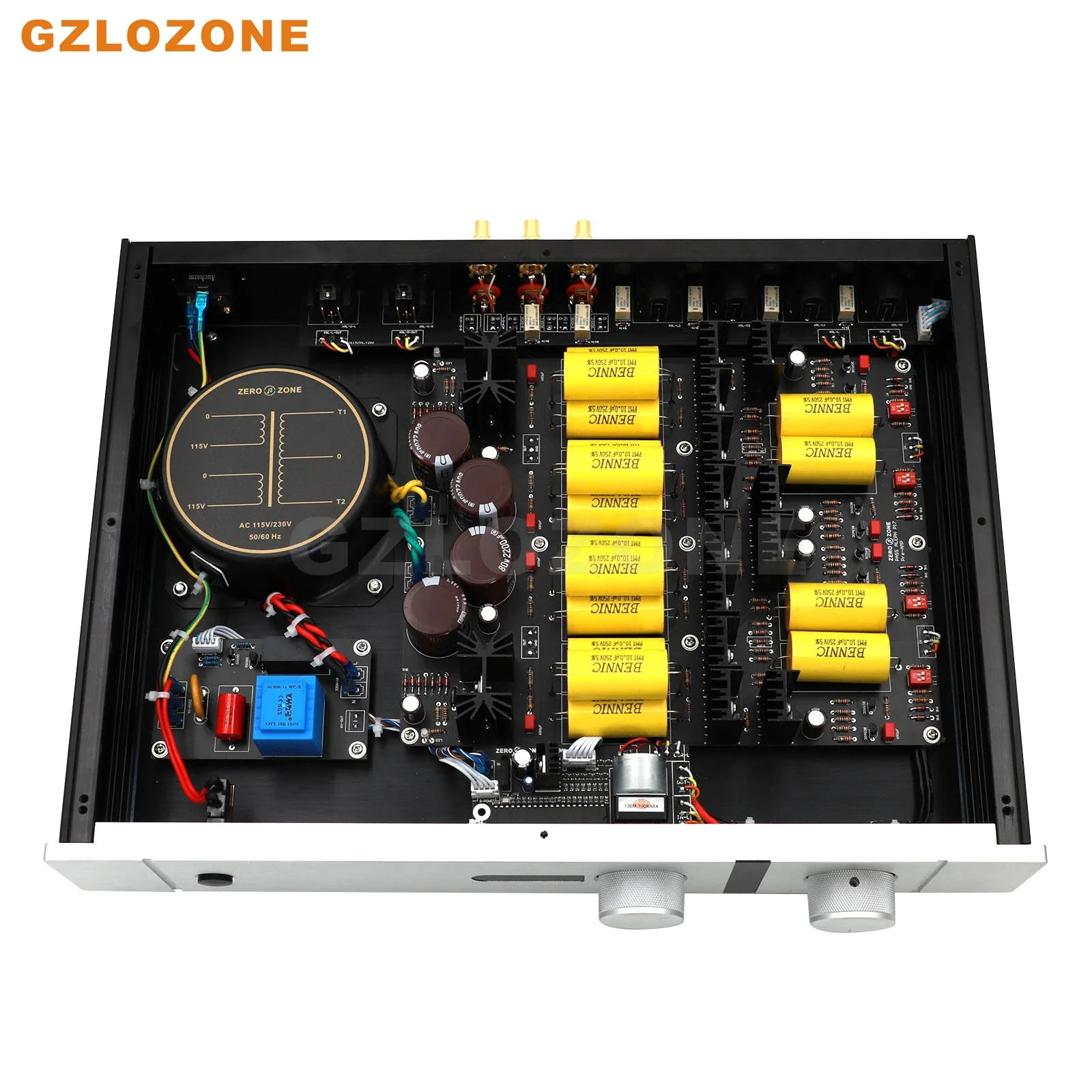 GZLOZONE HIFI PASS P17 Preamplifier MOSFET Class A Remote Control Balanced Preamp Base On PASS 1.7 Circuit 4