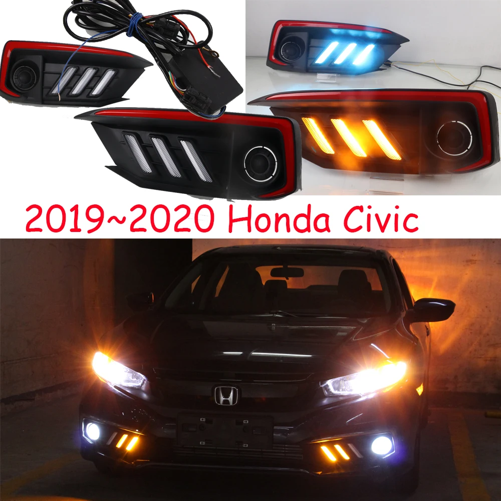 

2019 2020year for Honda Civic daytime light car accessories LED DRL headlight for Civic fog light