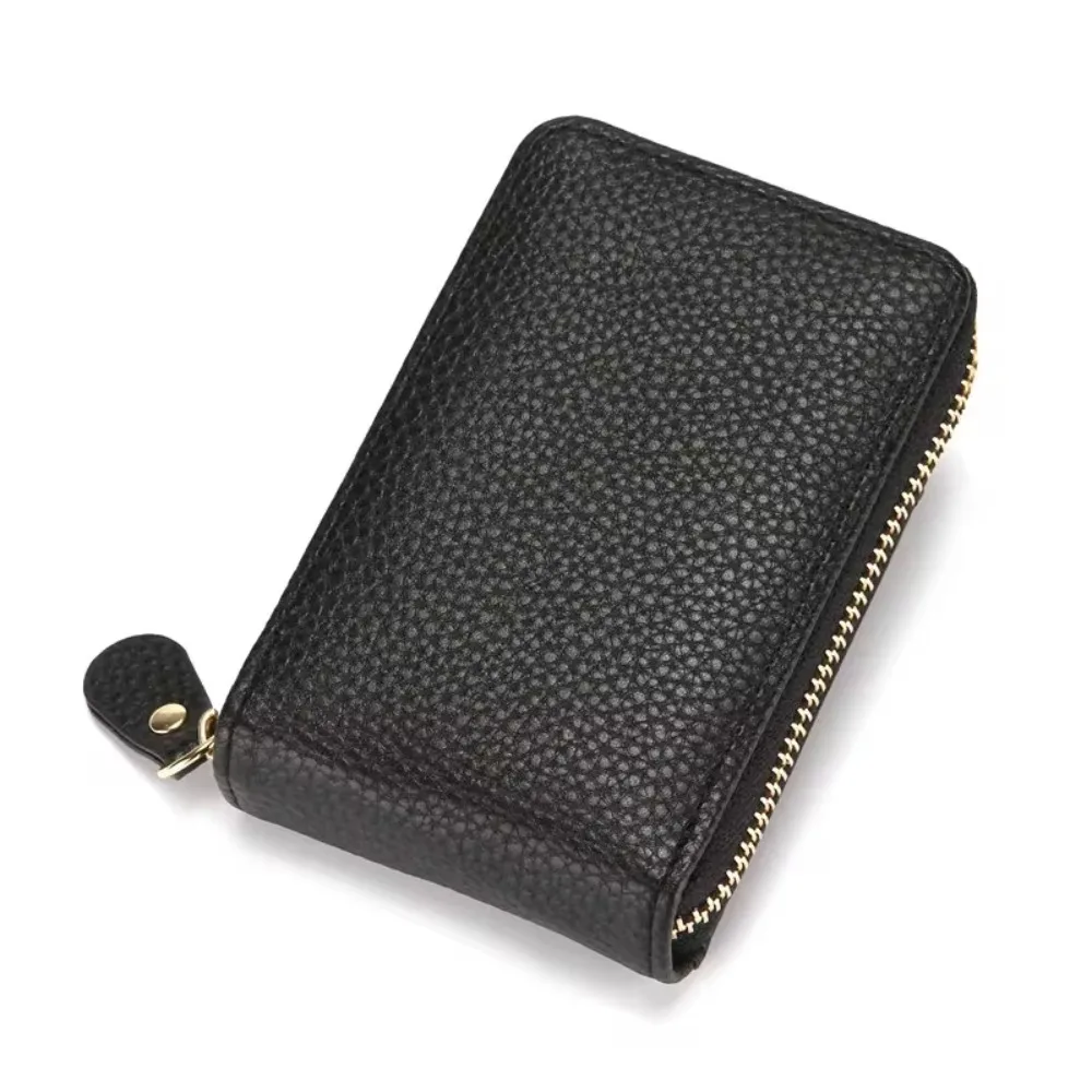 Multifunctional Anti-theft Brush Soft Vertical Organ Card Bag for Men and Women Coin Purse Rfid Wallets Travel Accessories