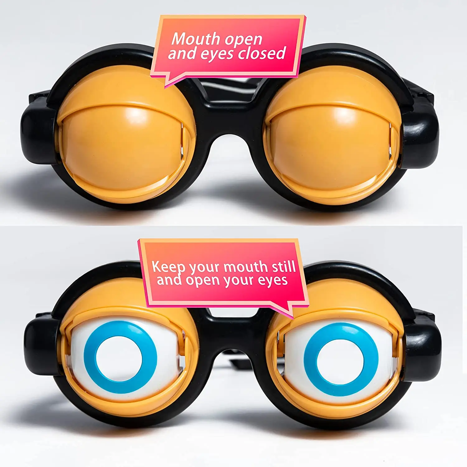 Crazy Eyes Glasses Toy Kids Party Favor Funny Pranks Glasses For
