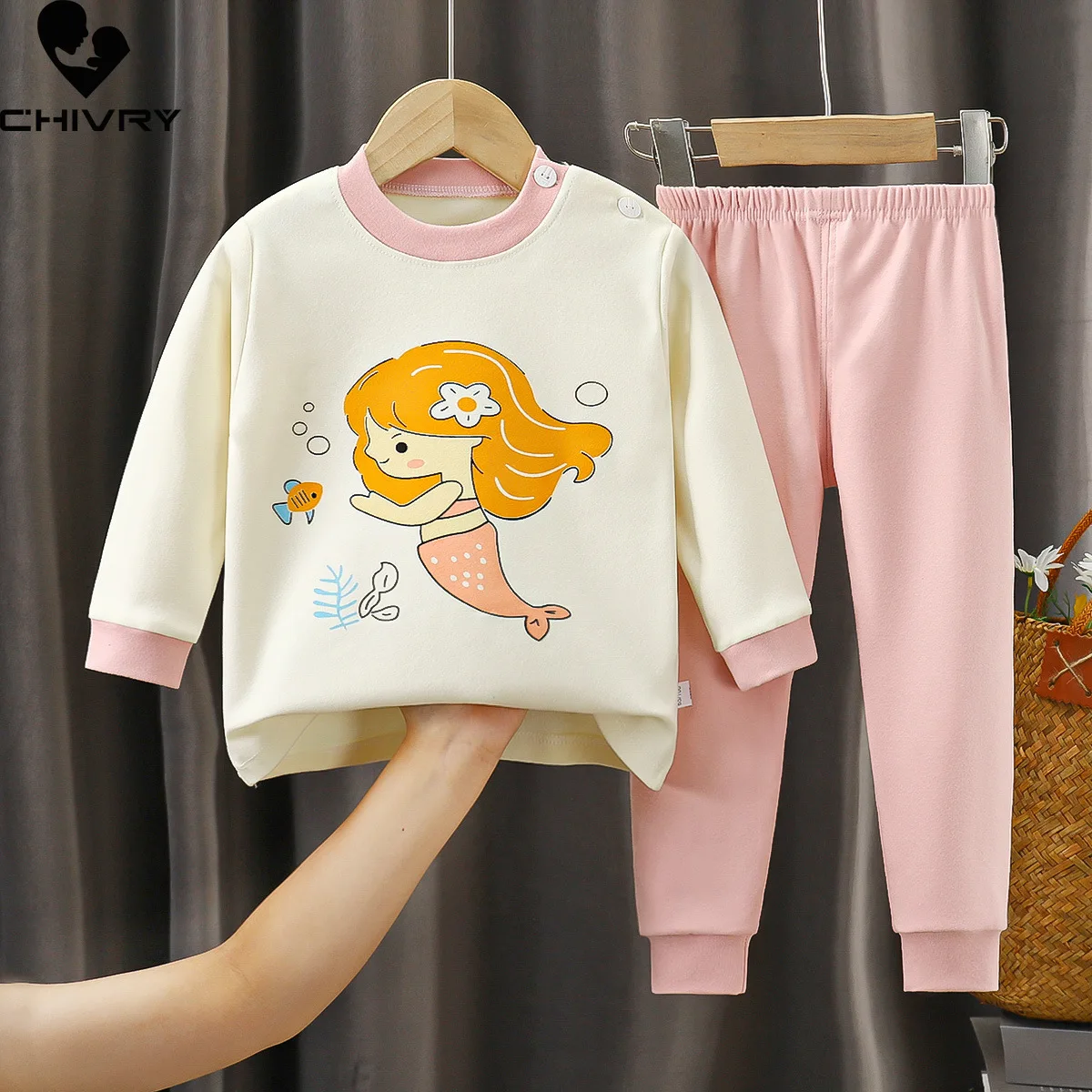 Рисунок 6 - Осенне-зимняя теплая Пижама для мальчиков и девочек