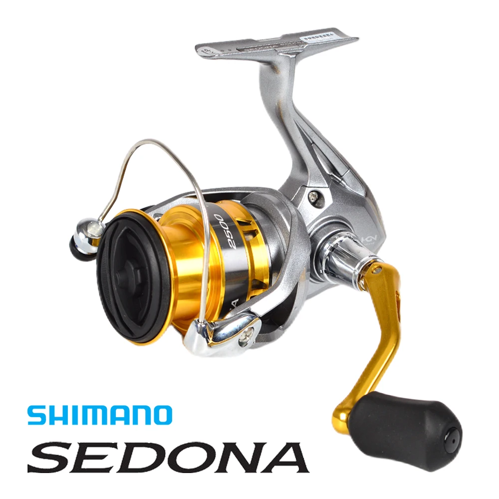 

SHIMANO Original SEDONA FI Spinning Fishing Reel Gear Ratio 5.0:1/6.2:1/4.7:1 3+1BB HAGANE GEAR Max Drag 3-11KG 500-C5000XG