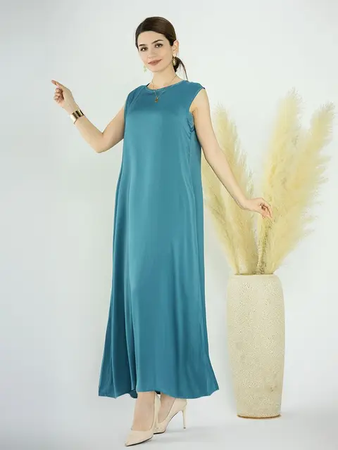 Dubaï Abaya blanc noir Satin modeste robes africaines pour femmes Islam vêtements Musulman à l'intérieur Robe Robe Musulmane Femme robes