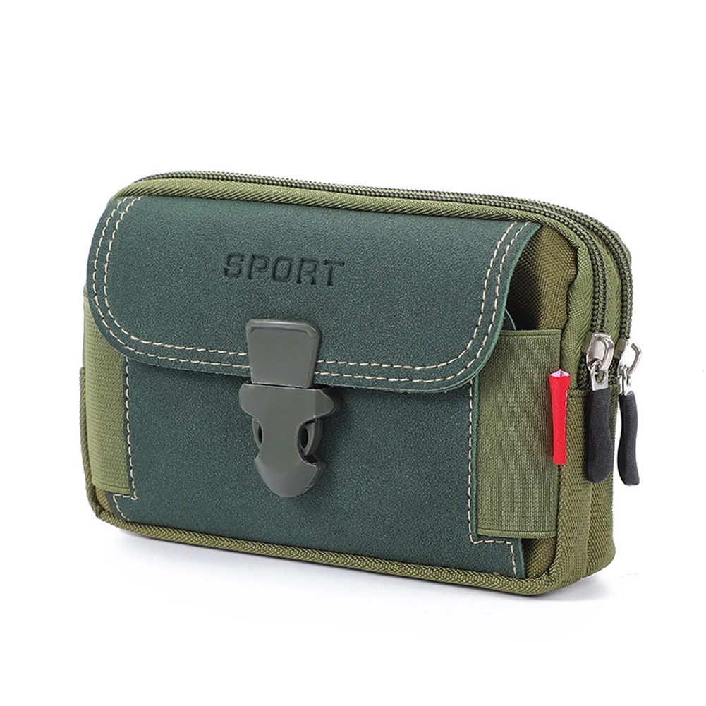 Canvas Waist Pocket Male Outdoor Fanny Bum Bag Purse Business Mobile Phone Pouch