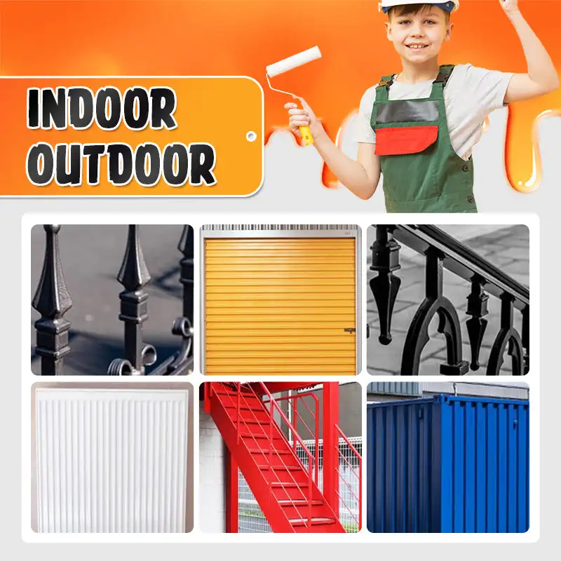 Rust removal paint Rustproof Metal Paint 260g Waterproof Water-based Steel Renovation Anti-corrosion For Iron Door Railing Car Refurbishment