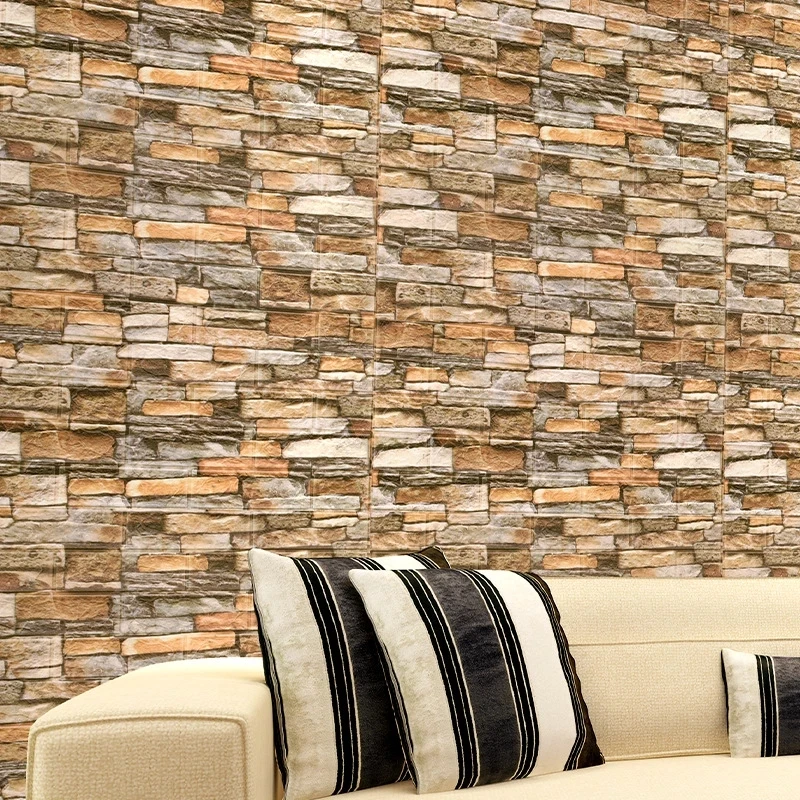 10Pcs 3D Wall Self-adhesive Brick Wall Sticker Marble Pattern Pvc Wallpaper Waterproof Moisture Proof for LivingRoom House Decor 5 10Pcs 3D Wall Self-adhesive Brick Wall Sticker Marble Pattern Pvc Wallpaper Waterproof Moisture Proof for LivingRoom House Decor 5