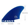 UPSURF FUTURE Keel Twin Fiberglass Surfboard Fin Set K2 Single Tab High Performance for Shortboard Fish Funboard Tabla de surf 6