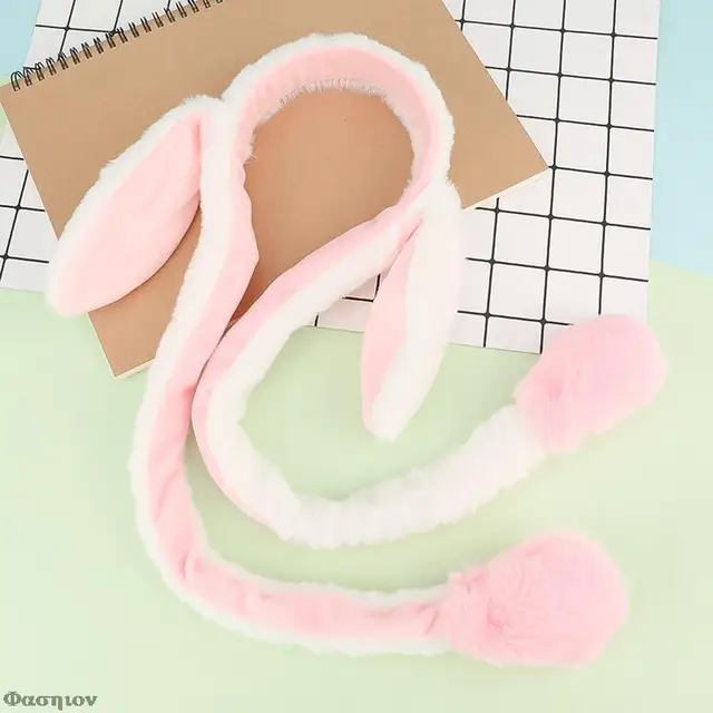 Pink Bunny Ears Hat SIZE Medium Rabbit Ears Hat Expedited 