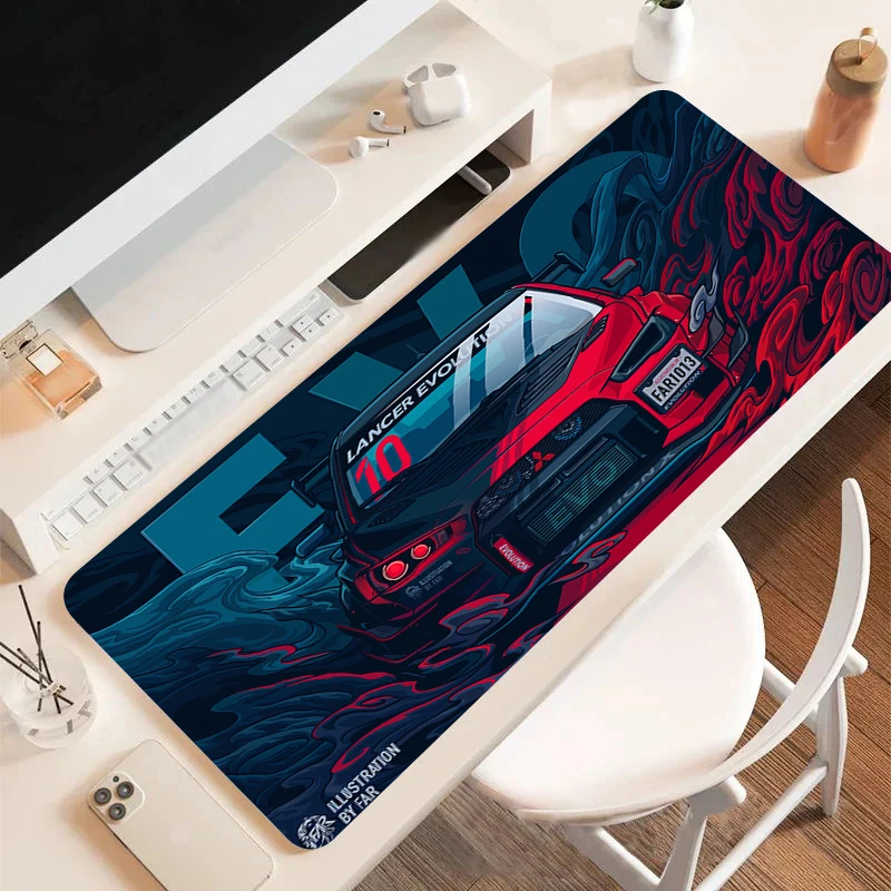 

Mouse Pad Super Coupe Illustratio Print Non-slip Keyboard Mat Sports Car Custom Pc Deskmats Gamer Cabinet Carpet Xxl Mousepads