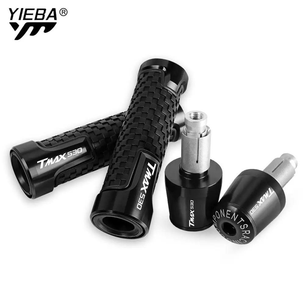 7/8'' 22Mm Motorcycle Handlebar Grips Ends Handle Bar Cap Grip End Plugs For Yamaha Tmax530 T-Max 530 2012 -2015 2016 2017 2018