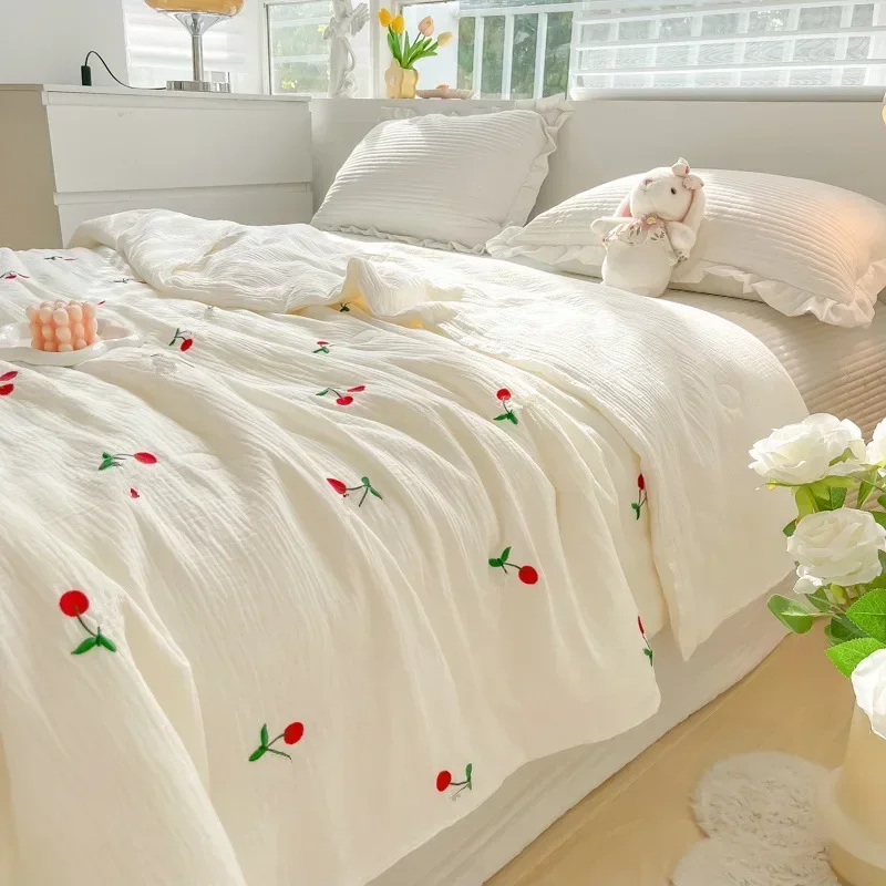 Summer Ice Cool Thin Quilt Comforter Soft Air Conditioning Quilt Duvet Blanket Bed 150 Single Bed Quilt summer quilt summer quilt set bed comforter