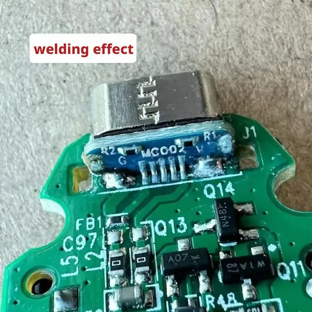 10 قطعة M85k المصغّر USB إلى نوع-C لوح مهايئ نوع-C...