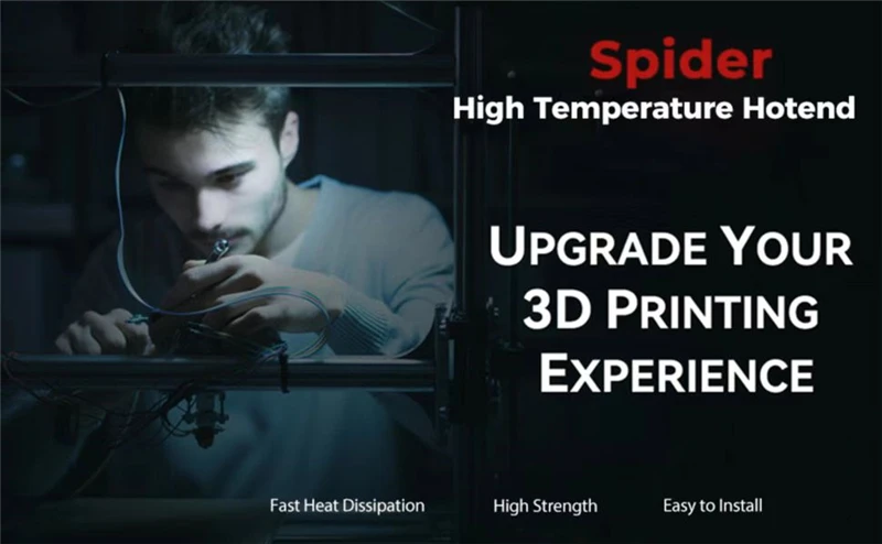 creality oficial todo metal hotend kit aranha hotend velocidade de alta temperatura aquecimento rápido para ender serie