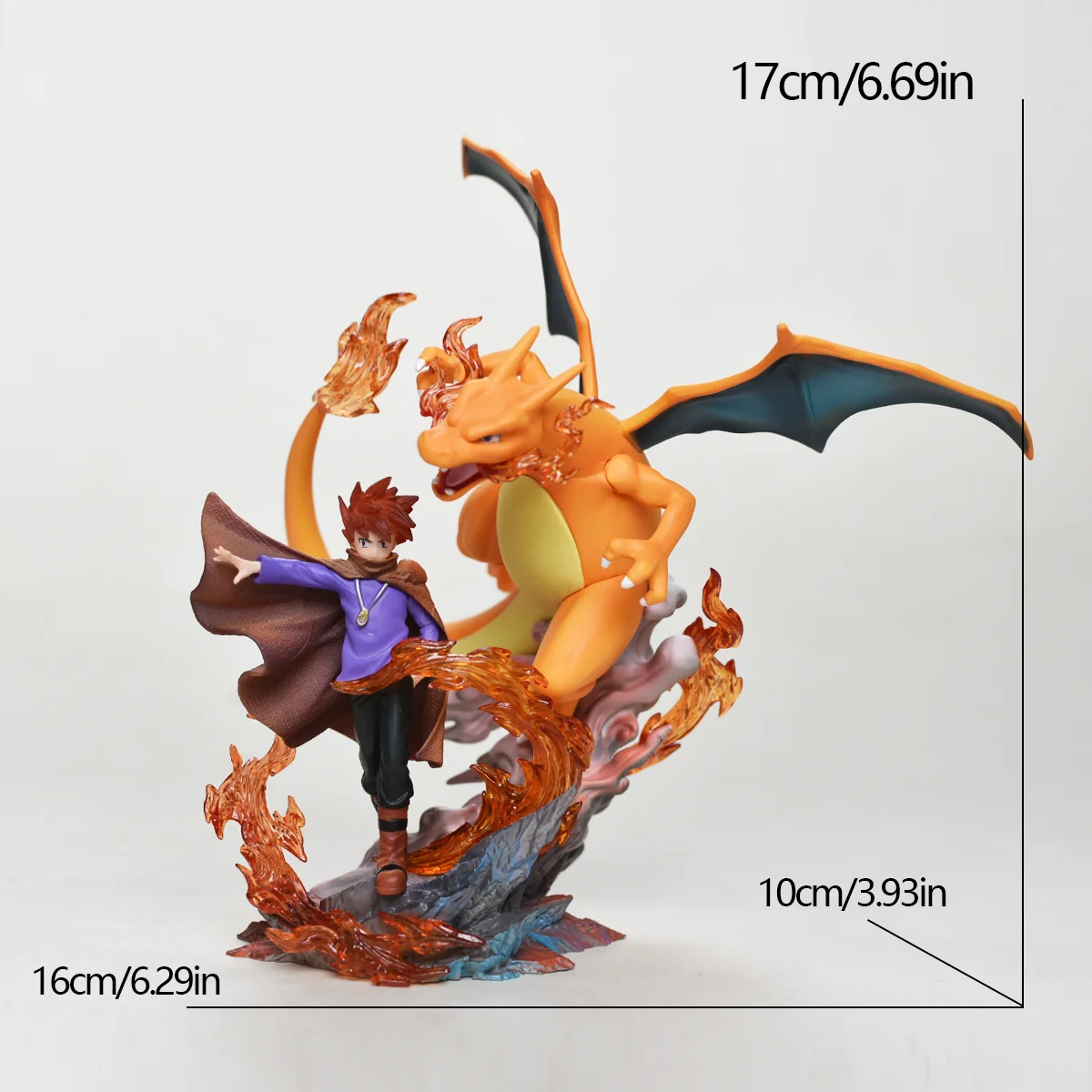 Anime Charizard Action Figure - PVC Statue Desktop Ornament and Collector's Item