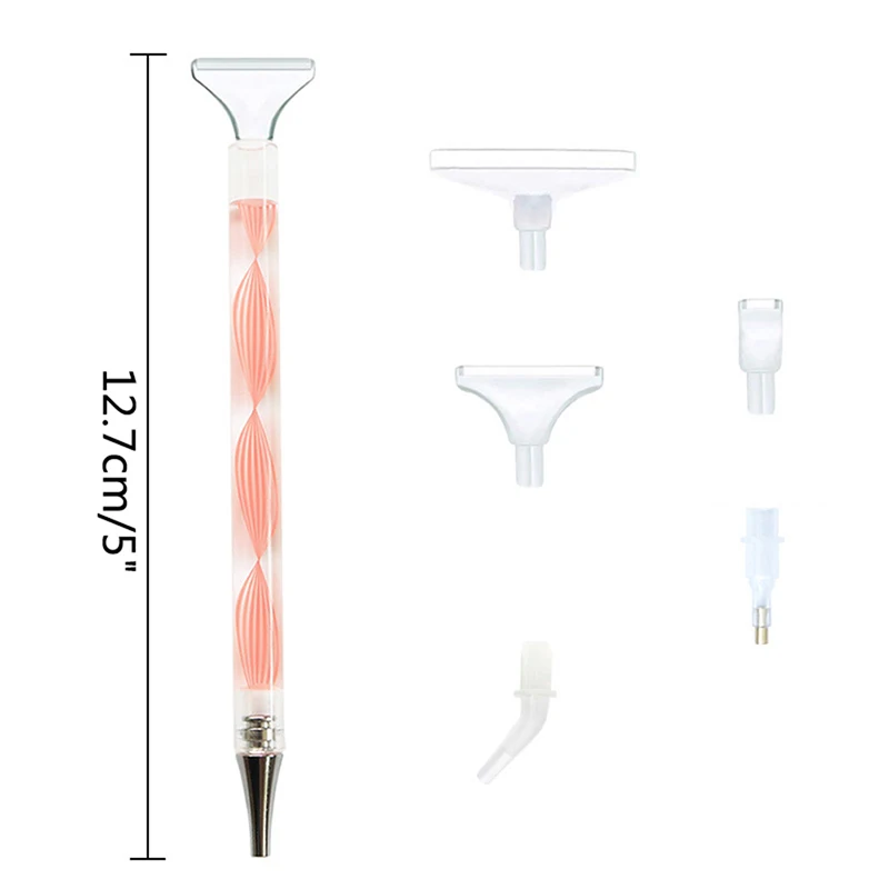 1PCS Magnifying Glass Diamond Painting Tool Luminous Point Drill Pen Magnifying Glass Luminous Lighting Sticker Drill Tool 