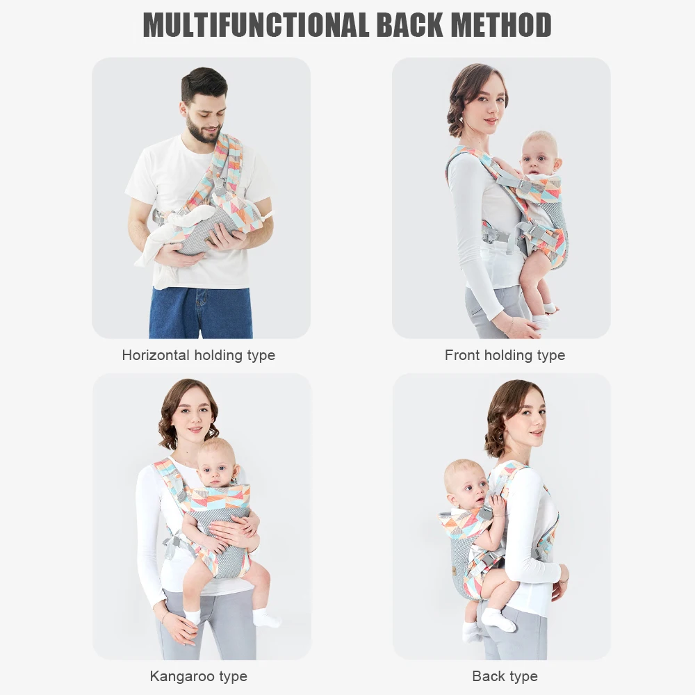 Baby Carrier Bag Portable Ergonomic Backpack Newborn To Toddler Front and Back Holder Kangaroo Wrap Sling Baby Accessories baby carrier sling baby carrier baby carrying bag